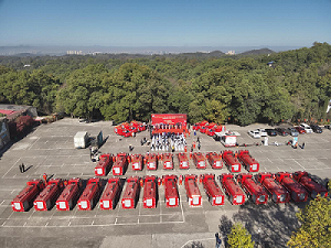 湖北江南31輛森林消防車交付使用 助力解決“巡護基本靠走”工作難點！